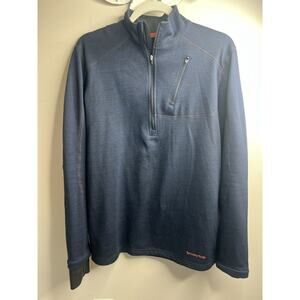 Terramar Climasense 1/4 zipper pullover Men's size M Black